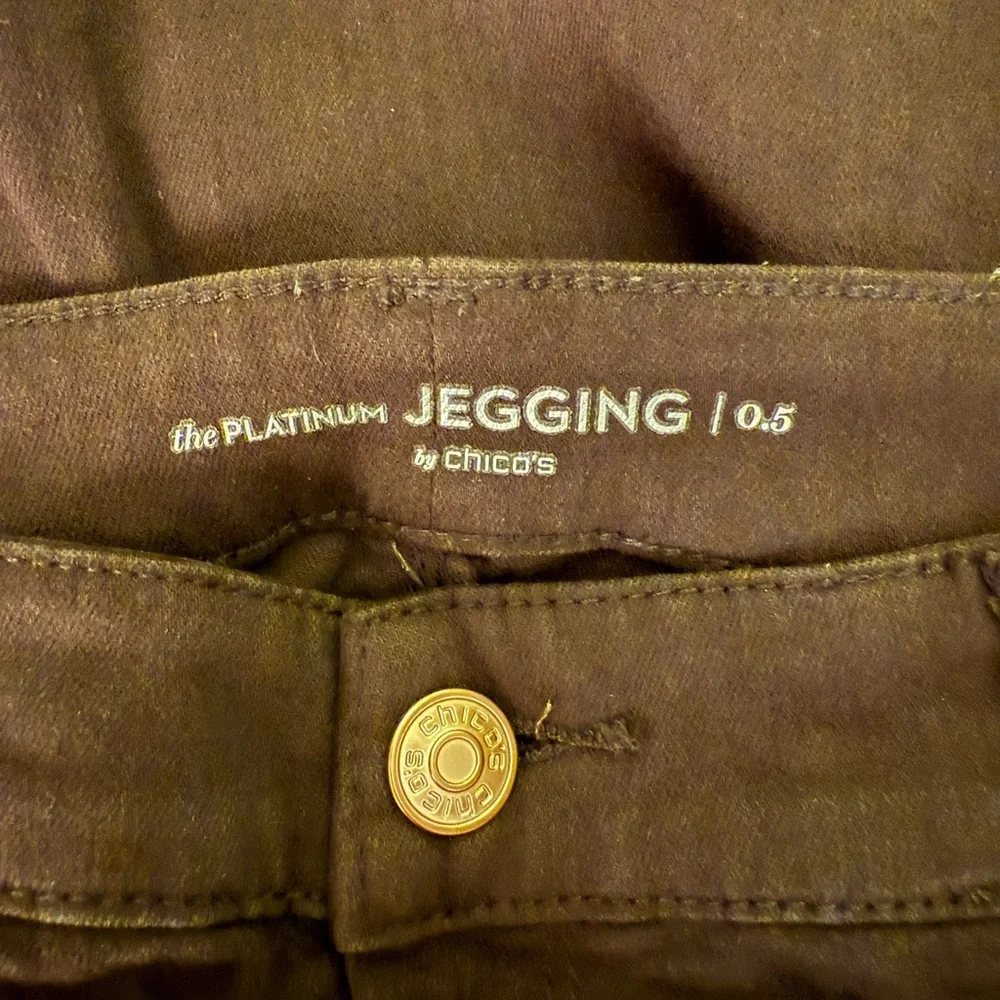 Chico's Brown Platinum Jeggings